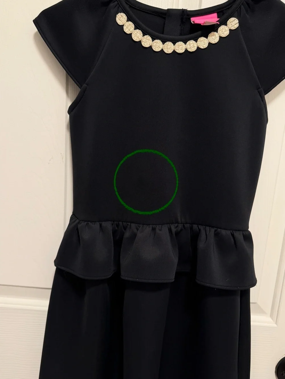 Lilly Pulitzer Casey Fit & Flare Black Onyx Dress Girls Size XL (12/14)